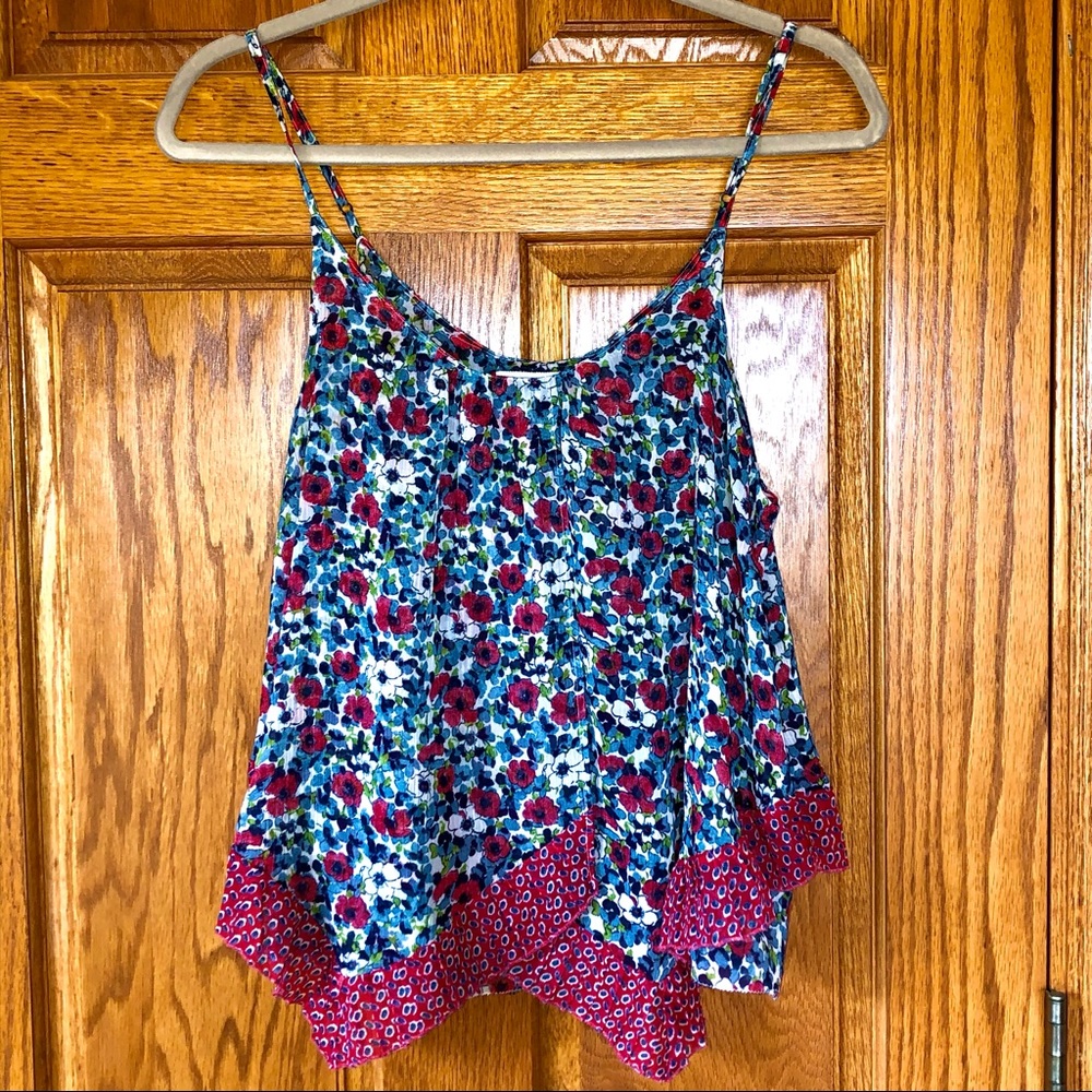 Abercrombie & Fitch Handkerchief Floral Tank Top